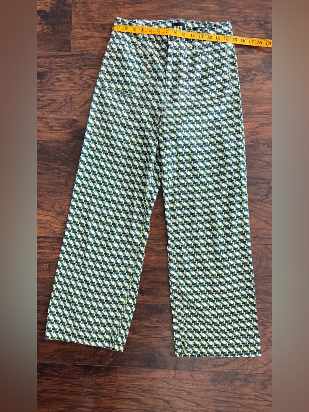 Anthropologie Maeve Geo pattern Pants 28 T